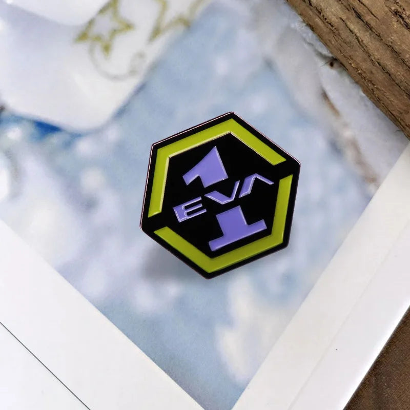 Evangelion Eva Unit-01 Enamel Pin Brooch – Anime Collector’s Must-Have