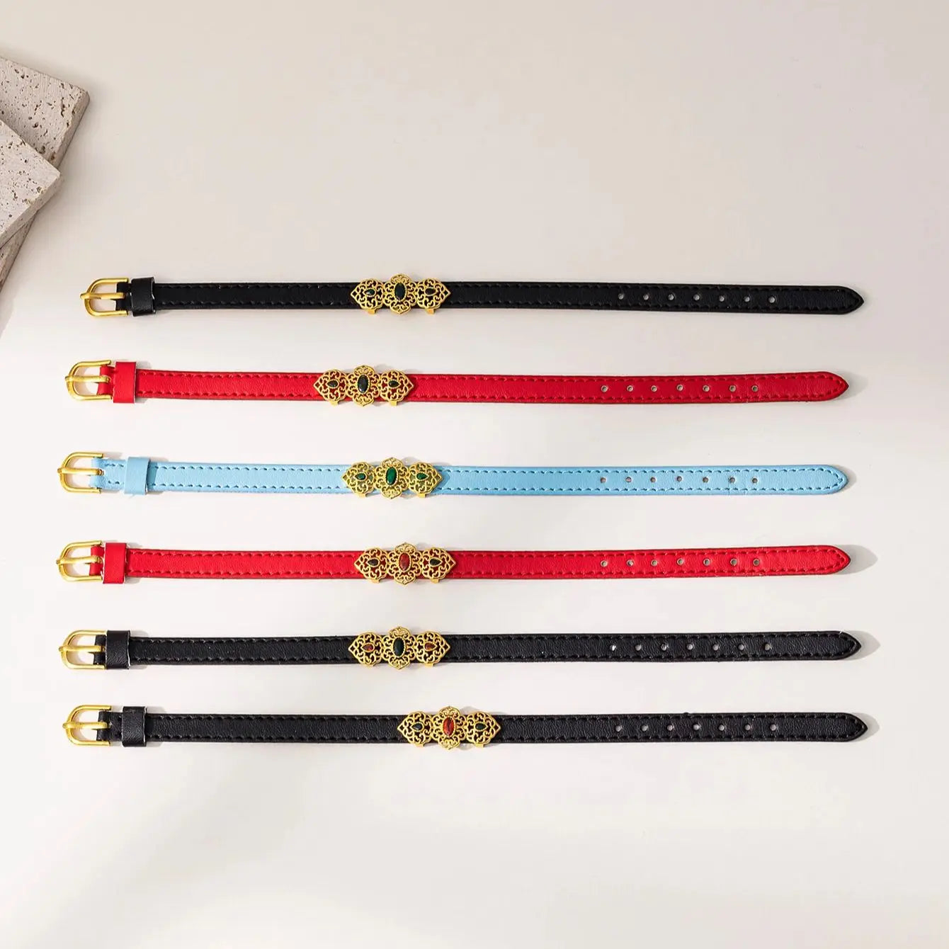 Chic Leather Chain Bracelet for Women