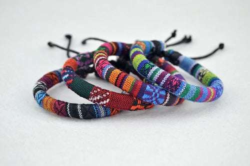Cotton & Linen Charm Bracelets – Ethnic Style Adjustable Rope Bracelet