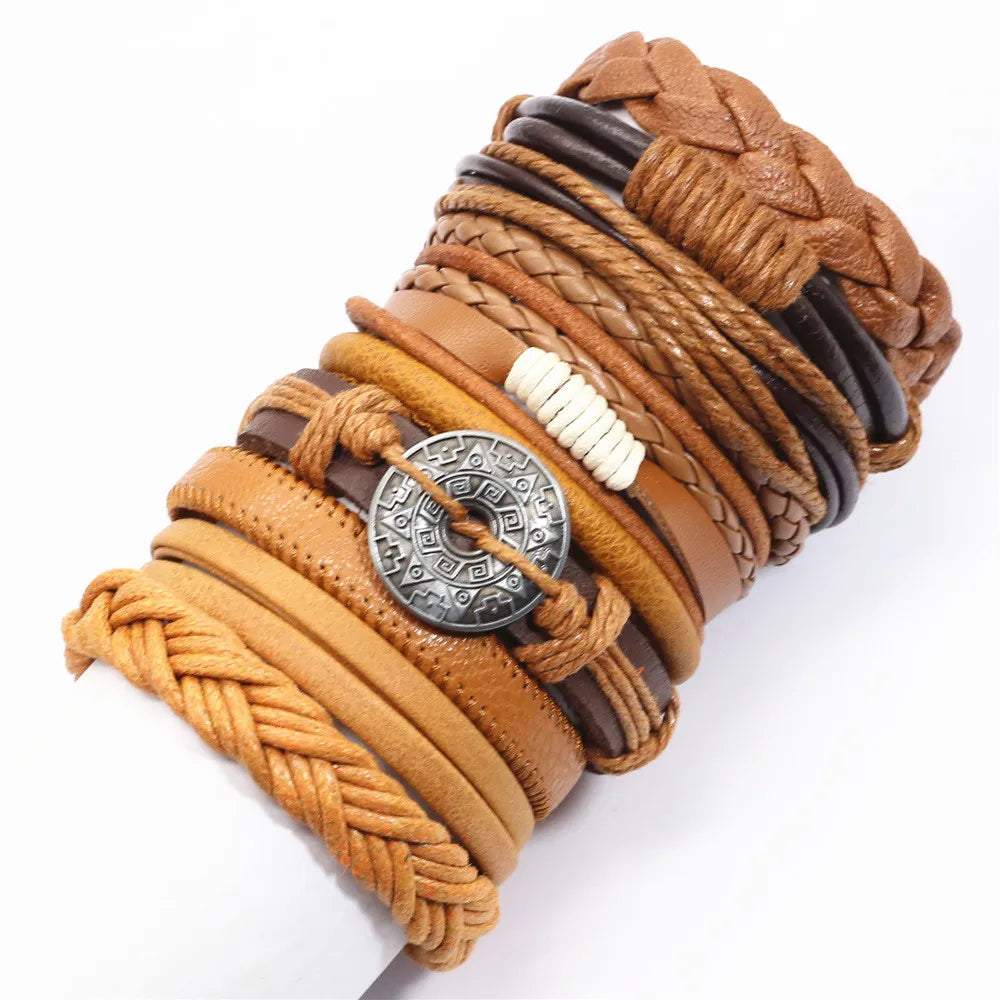 Handmade Leather Wrap Bracelet