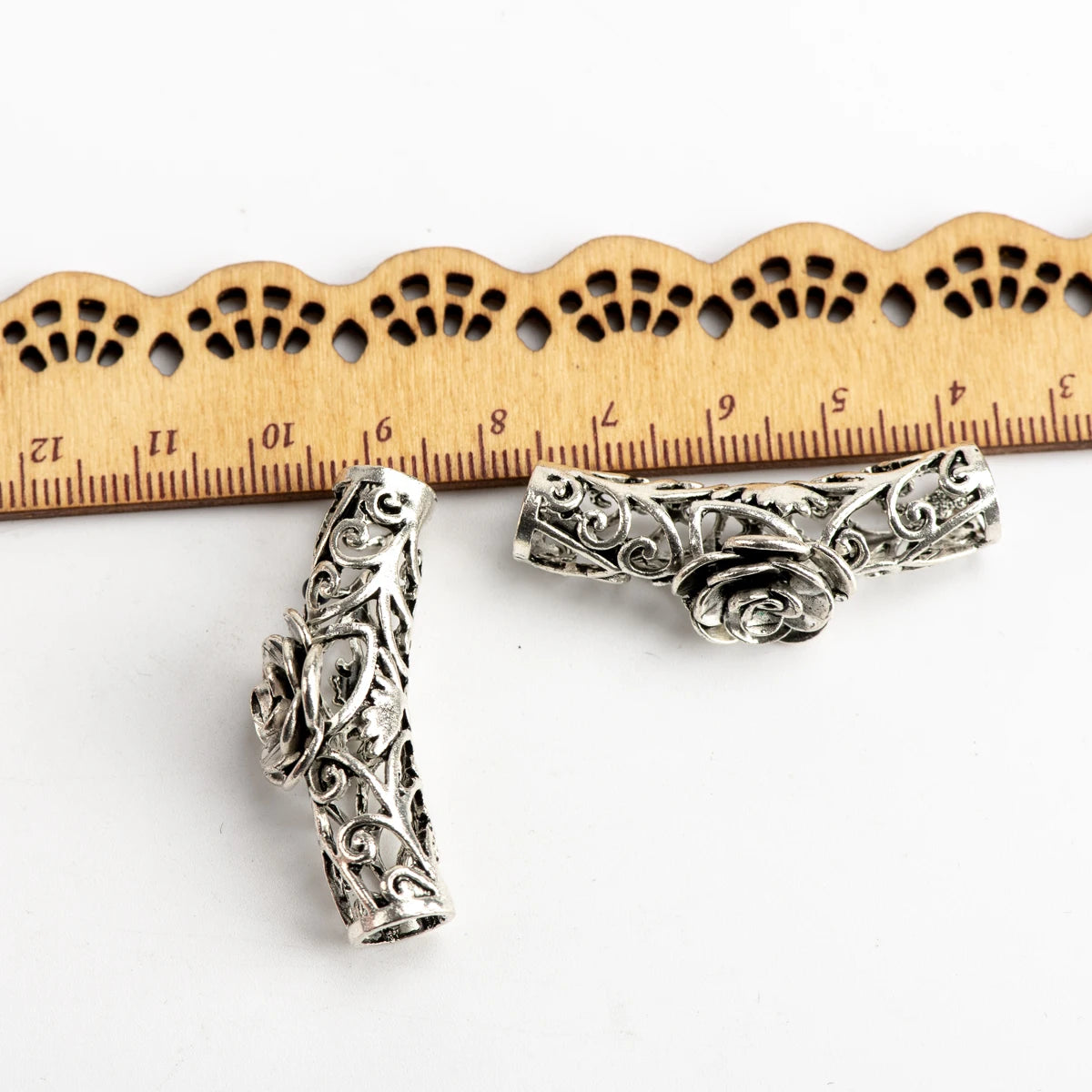 Flower Tube Connectors – Copper Alloy DIY Jewelry Making Findings