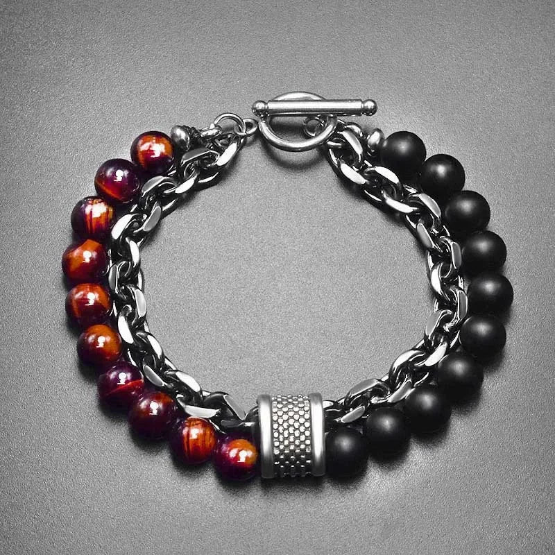 Tiger Eye Stone Beaded Bracelet