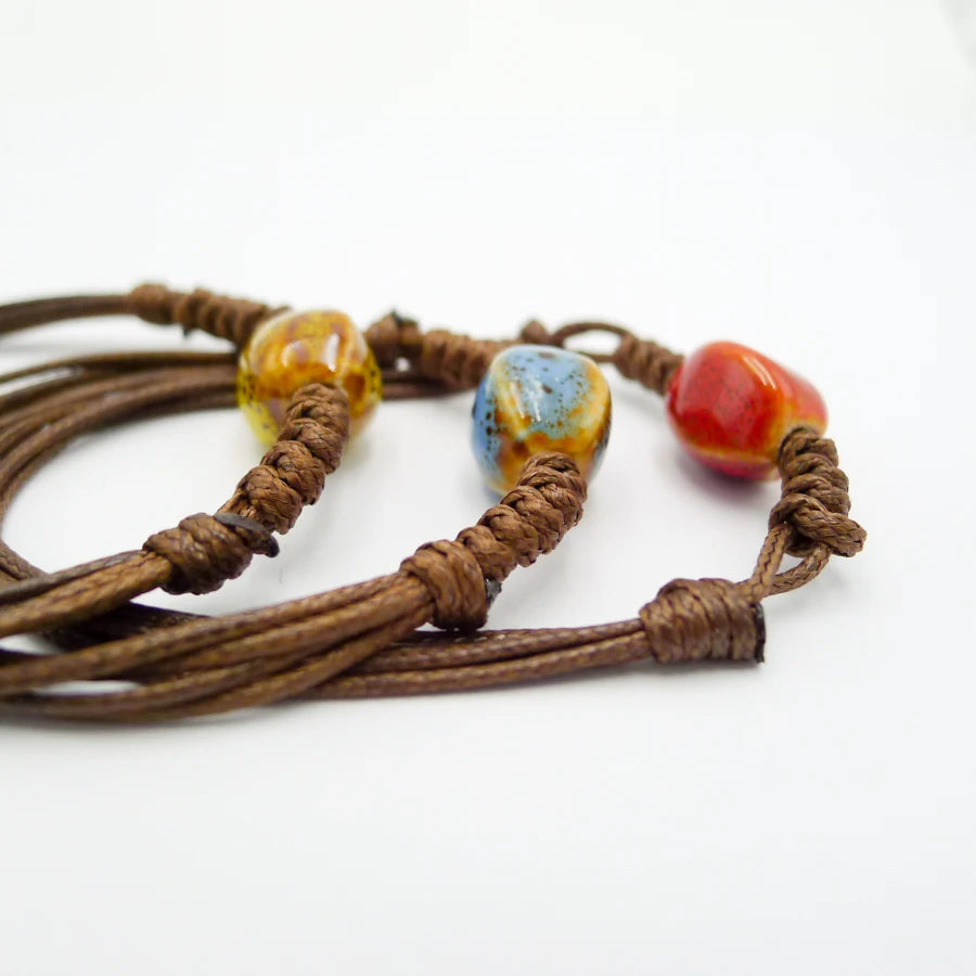 Rhombus Rope Bracelets & Anklets for Women