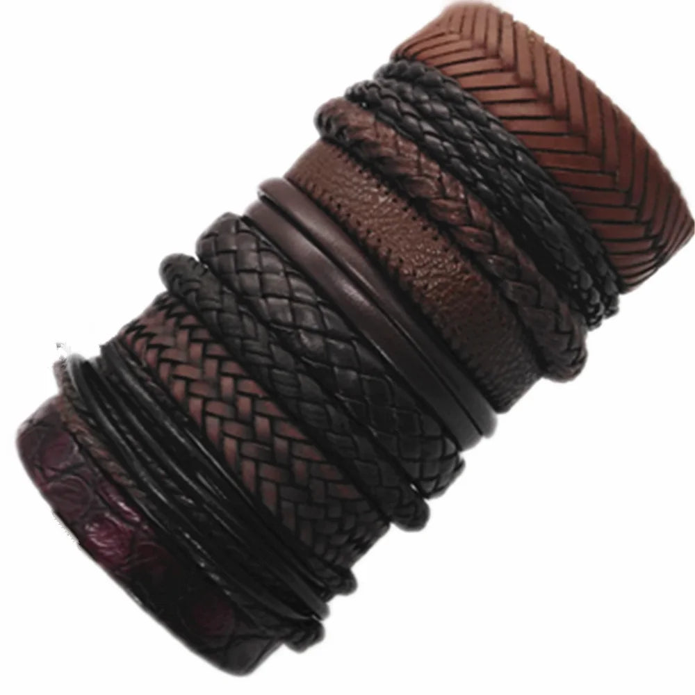 Handmade Leather Wrap Bracelet