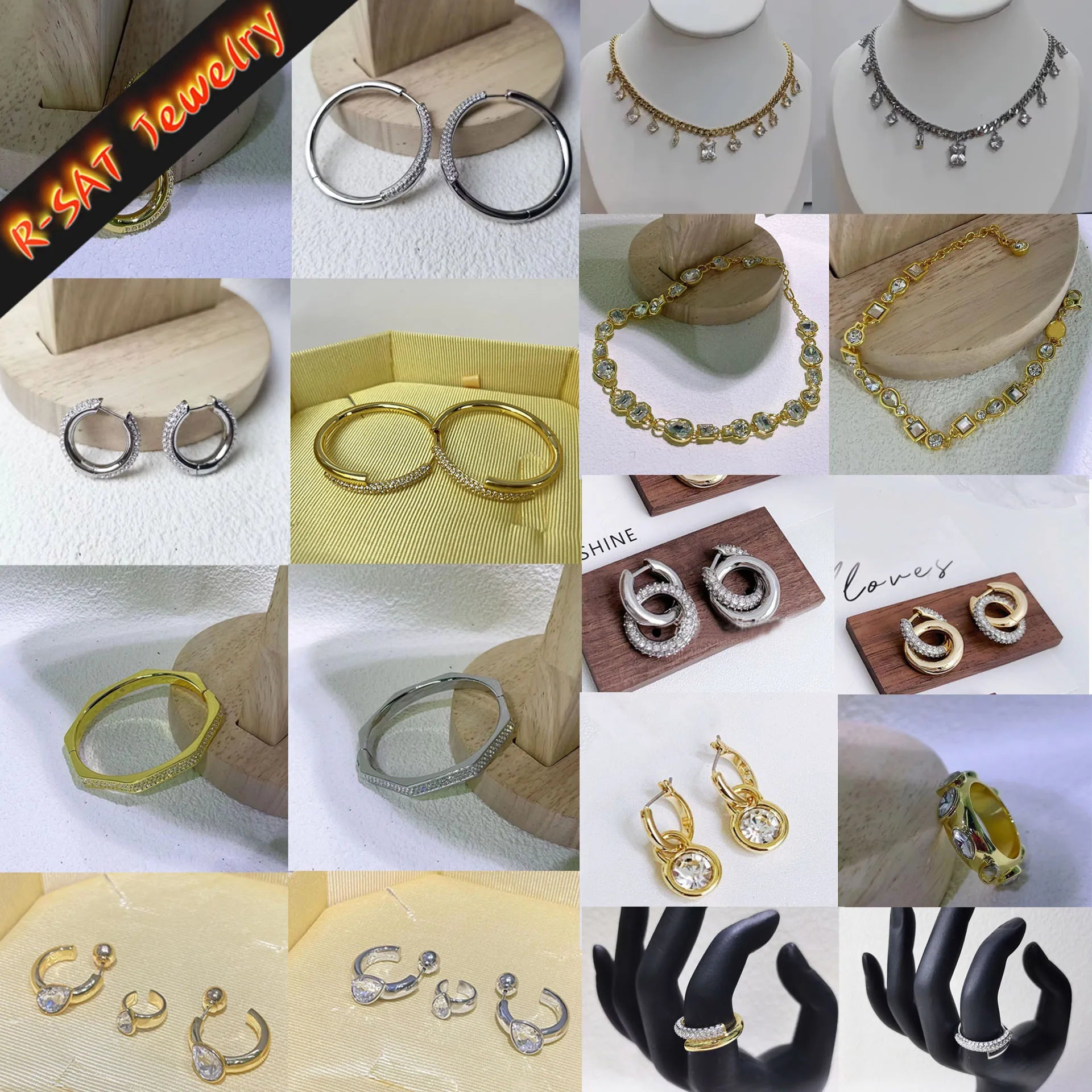 Luxury Crystal Jewelry Set – Elegant Charm Collection for Women