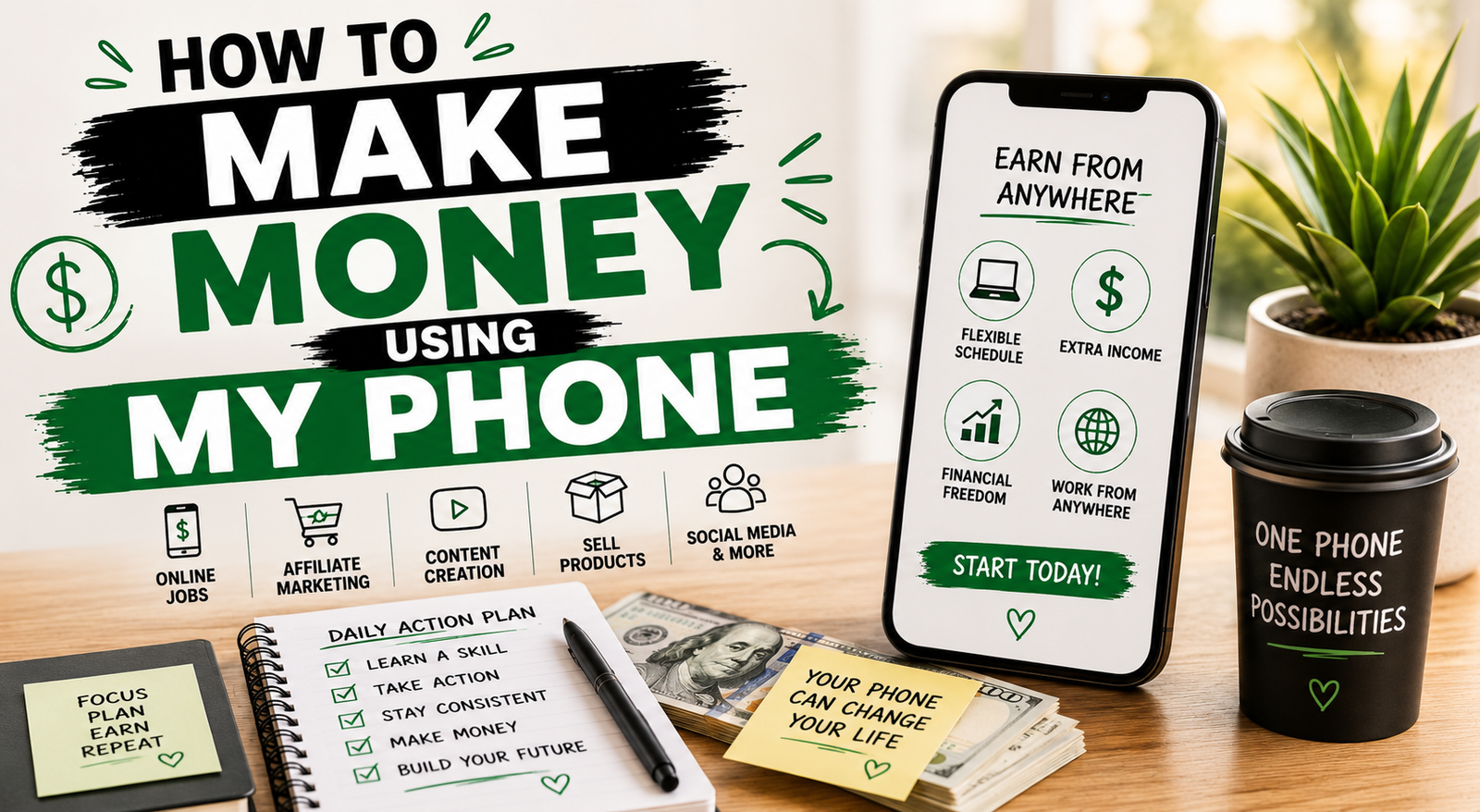 How to Make Money Using My Phone