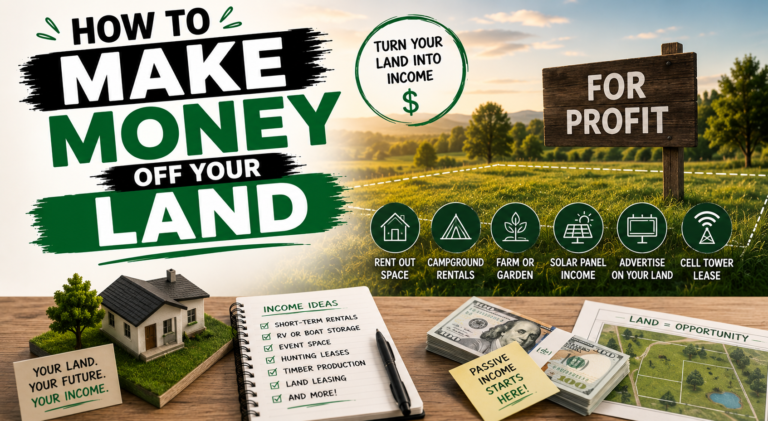 How to Make Money Off Your Land